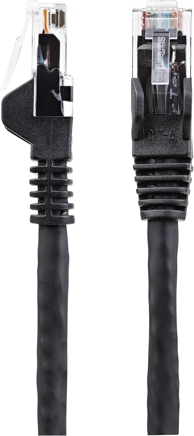 StarTech.com LSZH CAT6 Ethernet Patch Cable - 10 Gigabit 650MHz, 100W PoE, Snagless RJ45