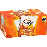 Pepperidge Farm Goldfish Cheddar Crackers, 1.5 oz. Snack Packs, 30 Count 1.5 Ounce (Pack of 30) Cheddar 30ct