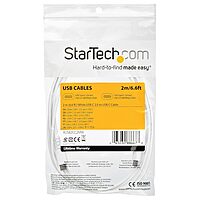 StarTech.com USB-C to USB-C Cable — Aramid Fiber, TPE Jacket, USB 2.0, 60W