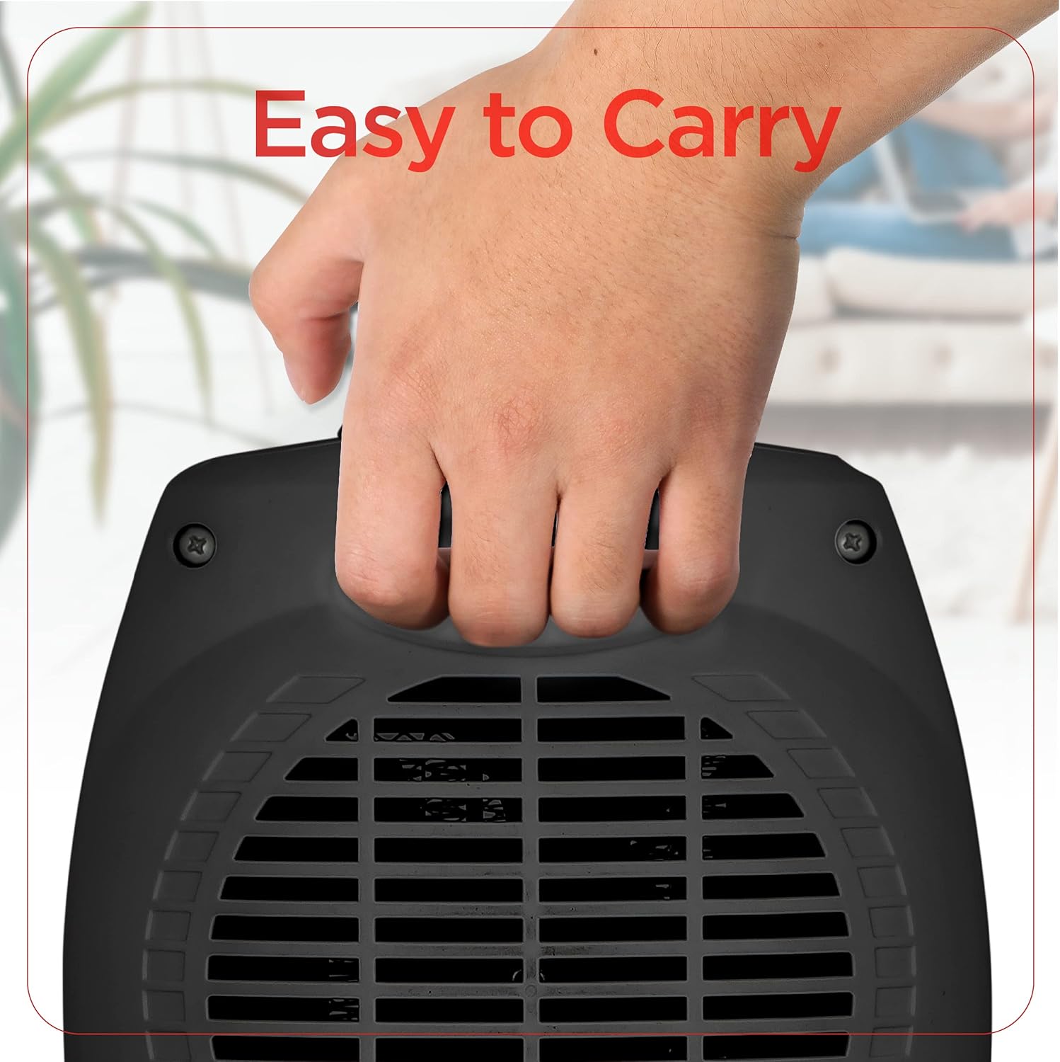 BLACK+DECKER 1500W Portable Ceramic Desktop Space Heater