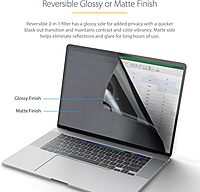 StarTech.com 14-inch MacBook Pro 21/23 Laptop Privacy Screen, Anti-Glare Privacy Filter with51% Blue Light Reduction
