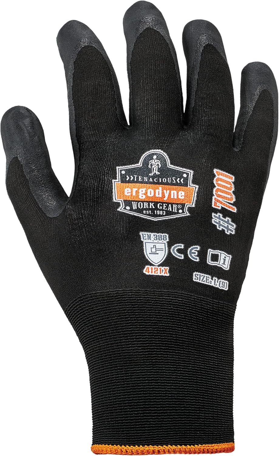 ERGODYNE ProFlex 7001 Nitrile Coated Work Gloves