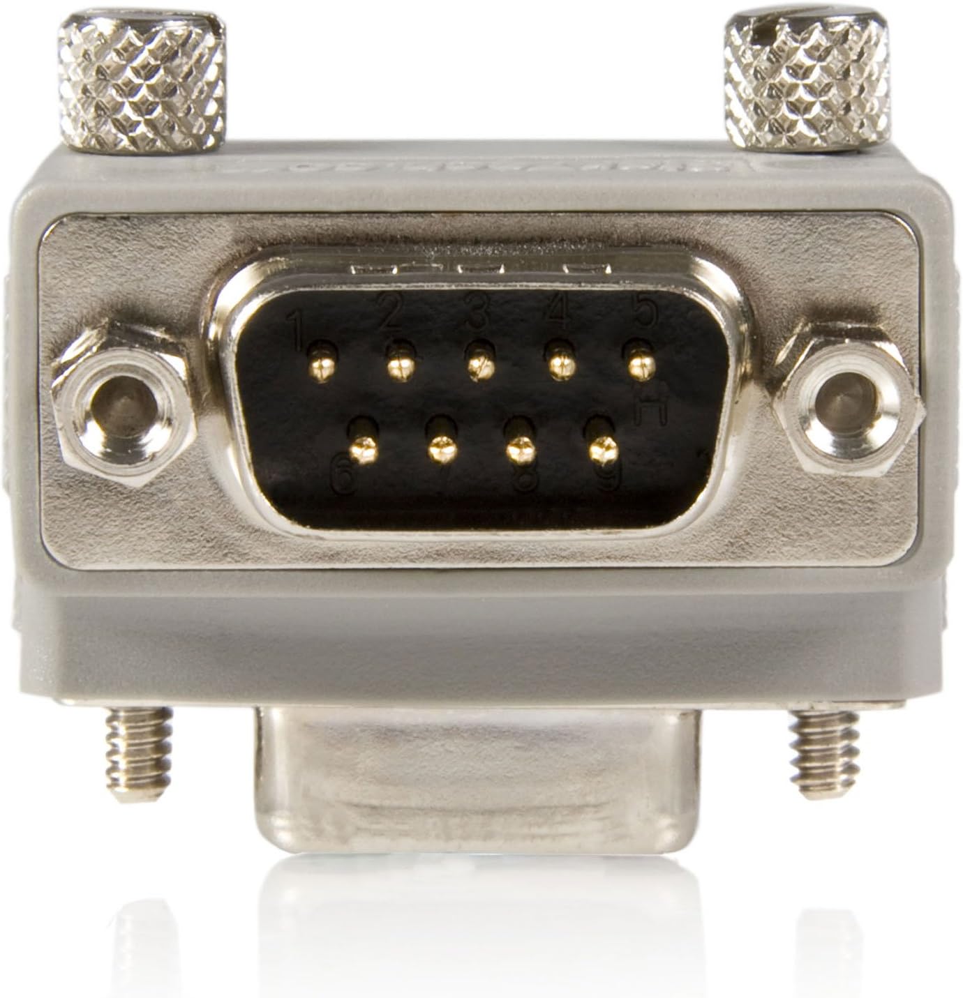 StarTech.com Right Angle DB9 to DB9 Serial Cable Adapter Type 1 - M/F - Serial adapter - DB-9 (M) to DB-9 (F) - GC99MFRA1