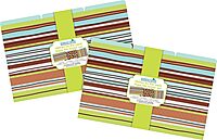 Barker Creek Legal Size Designer File Folders, Ribbon by The Yard, Replace Bland and Boring with Bright and Beautiful Legal File Folders, Tabs are 1/3 Cut, 18 Folders/Pkg, 6 Each of 3 Designs (3910)