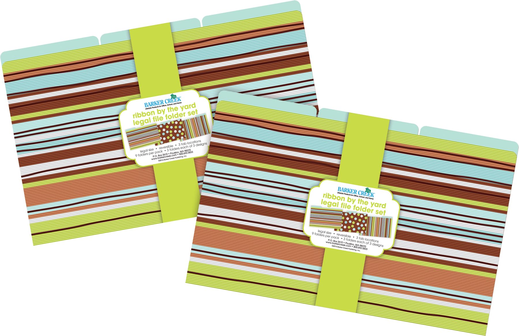 Barker Creek Legal Size Designer File Folders, Ribbon by The Yard, Replace Bland and Boring with Bright and Beautiful Legal