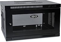 Tripp Lite 6U Wall Mount Rack Enclosure Server Cabinet, 16.5" Deep, Switch-Depth (SRW6U), Black