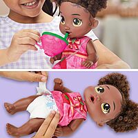 Baby Alive Bubbly Tea Party Doll - Black Hair Berry