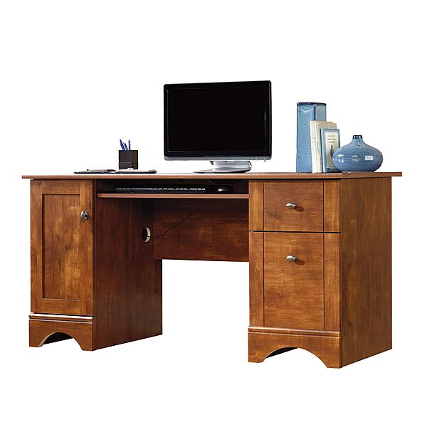 Sauder Select 60inW Double-Pedestal Computer Desk