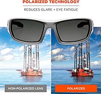 ERGODYNE Skullerz Odin Polarized Safety Sunglasses