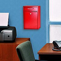 Mail Boss High Security Locking Wall-Mount Mail Drop Box