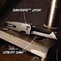 OUTDOOR EDGE Razor XD Folding Utility Knife 3" Replaceable Blades Pry Bar & Bottle Opener