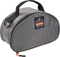 Ergodyne Arsenal 5187 Respirator Mask Storage Bag, Fits Half Face Respirators, Clamshell Design, Loop Attachment Gray