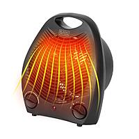 BLACK+DECKER Lightweight Space Heater for Indoor Use, 1500W Infrared Heater with Overheat Protection Black Heater