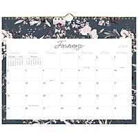 Cambridge 2026 Wall Calendar by Leah Bisch, Monthly, 15" x 12", Medium, Calista Floral (LB40-707-26)
