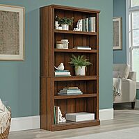 Sauder Select 5-Shelf Engineered Wood Bookcase