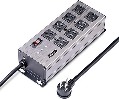 StarTech.com Industrial Power Strip PDU 125V/15A with EMI/RFI Isolation and Surge Protection