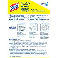 CloroxPro S.O.S Steel Wool Soap Pads, 15 Ct., Pack of 12 (Pack May Vary)