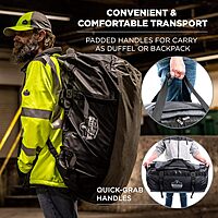 ERGODYNE Arsenal 5030 Water-Resistant Tarpaulin Duffel Bag