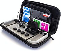 GameFitz 11-in-1 Accessories Kit For Nintendo Switch Lite, Black