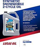 Lucas Oil Synthetic 2-Cycle Snowmobile Oil