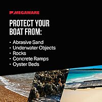 MEGAWARE KEELGUARD Self-Adhesive DIY Keel Guard 5-Inch Wide (9 Standard Lengths, 11 Colors)