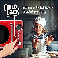 Nostalgia Retro Countertop Microwave Oven