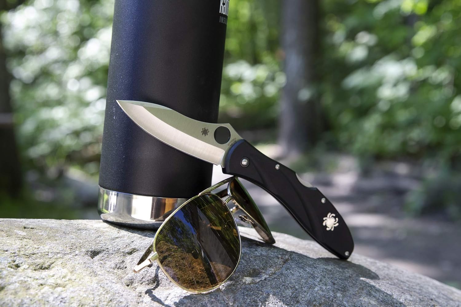 Spyderco CENTOFANTE 3 Prestige Folding Utility Pocket Knife with 3.14" VG-10 Stainless Steel Hollow Ground Blade