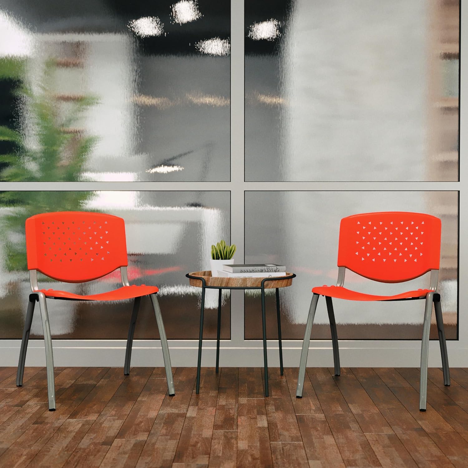 Flash Furniture HERCULES Series 880 lb Capacity Plastic Stack Chair