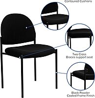 Flash Furniture Tania Comfort Stackable Side Reception Chair