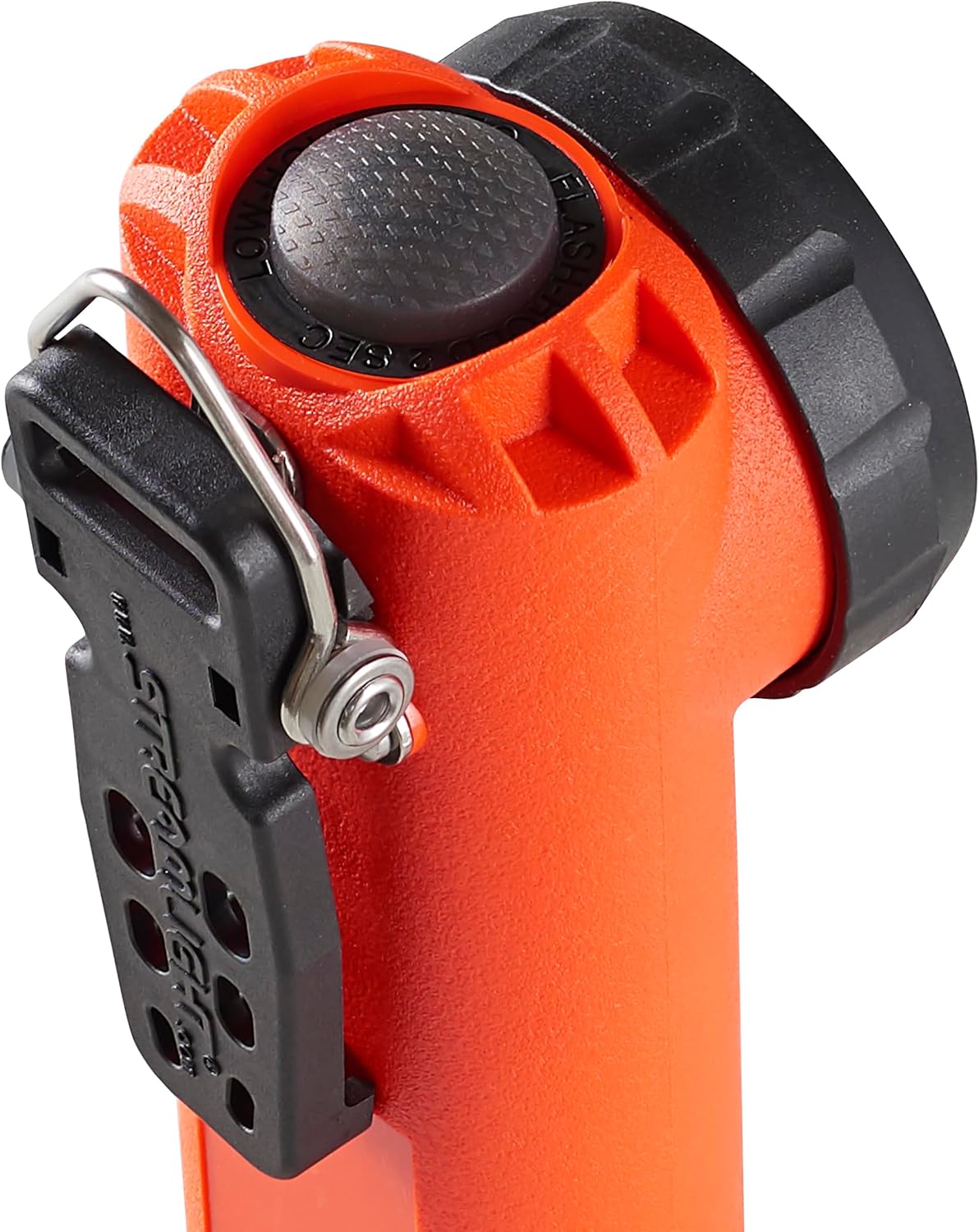 Streamlight 90952 Survivor X 250-Lumen Right-Angle Firefighter's Flashlight with Charger and Charging System, Orange