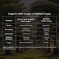 PURE&SURE - ORGANIC PALM SUGAR 500GM