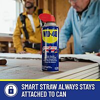 WD-40 Original Formula, Multi-Use Product with Smart Straw Sprays 2 Ways,12 OZ 1-Pack Sprays