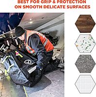 Ergodyne ProFlex 450 Gel Knee Pads with Comfort Hinge, Black (Pair)