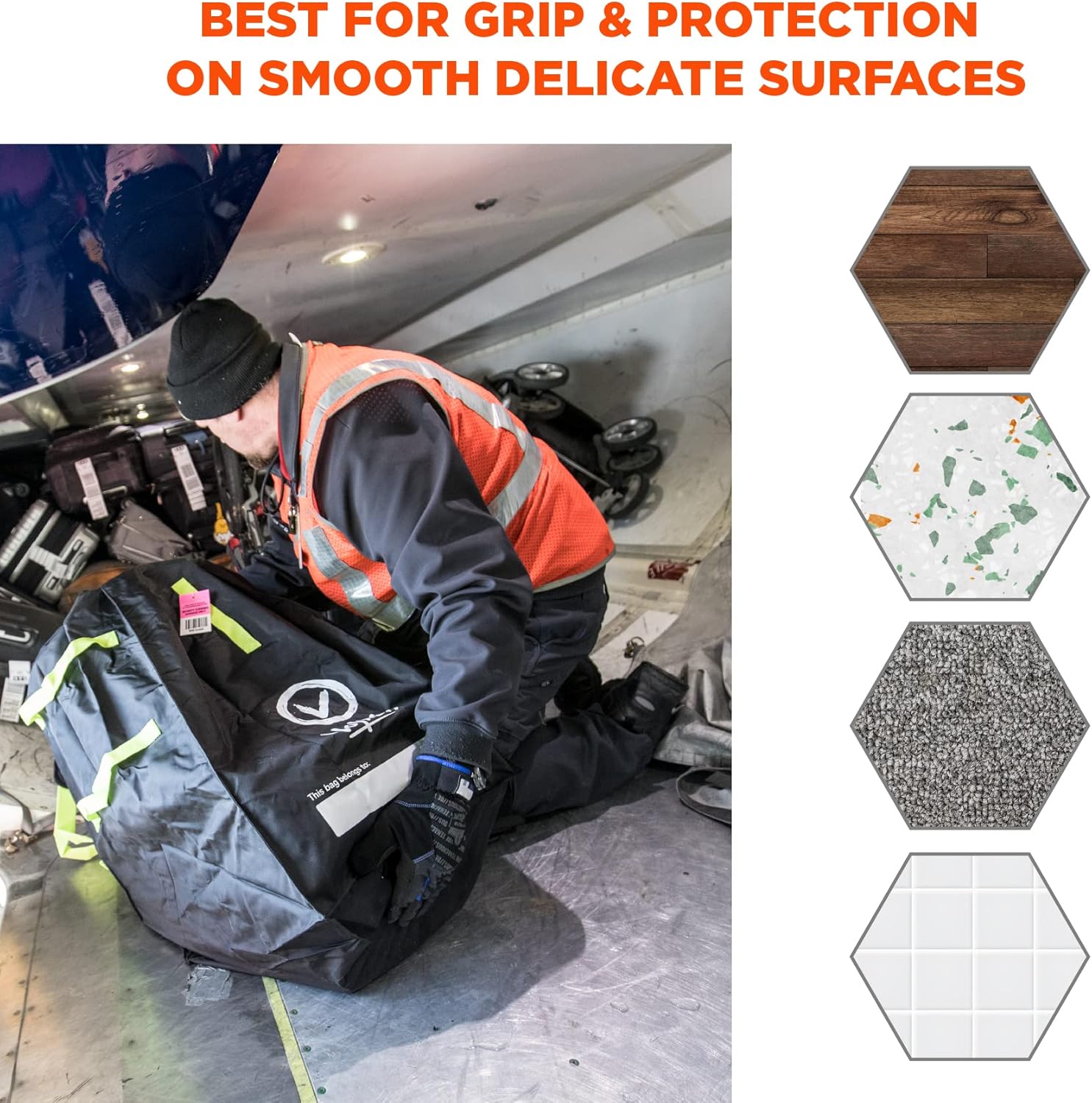 Ergodyne ProFlex 450 Gel Knee Pads with Comfort Hinge, Black (Pair)