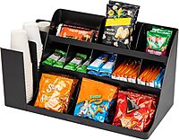 MIND READER 3-Tier 14-Compartment Countertop Organizer