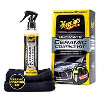 Meguiar's Ultimate Ceramic Coating Kit - Premium Kit for Cars Delivers Ultra-Durable Ceramic Protection with High Water