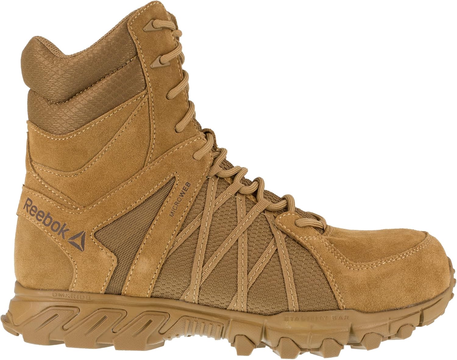 Reebok Trailgrip Tactical 8" Side Zip Boot