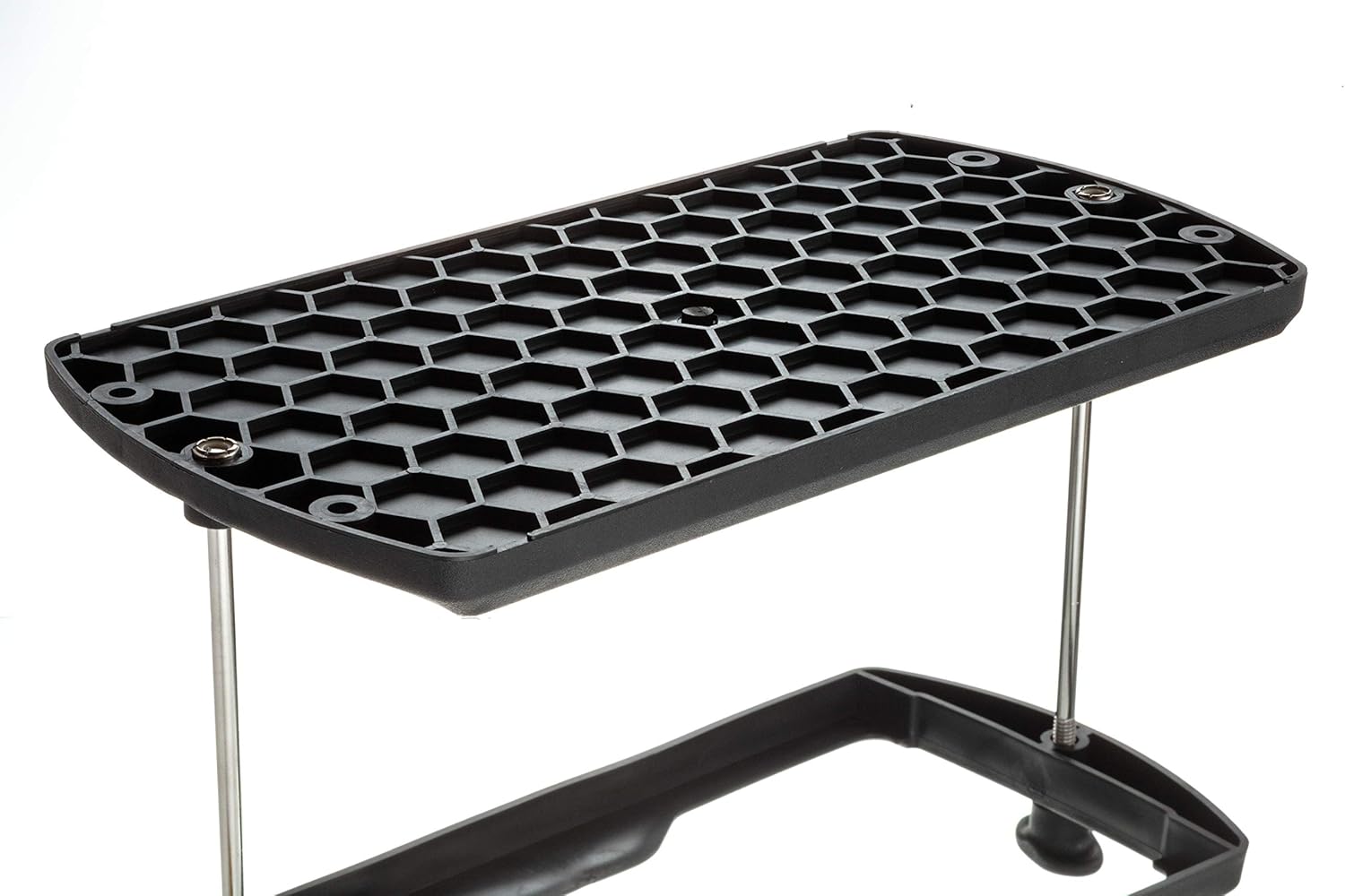 Attwood 9095-5 USCG-Approved 27 Series Heavy Duty Adjustable Hold-Down Marine Boat Battery Tray, Black One Size