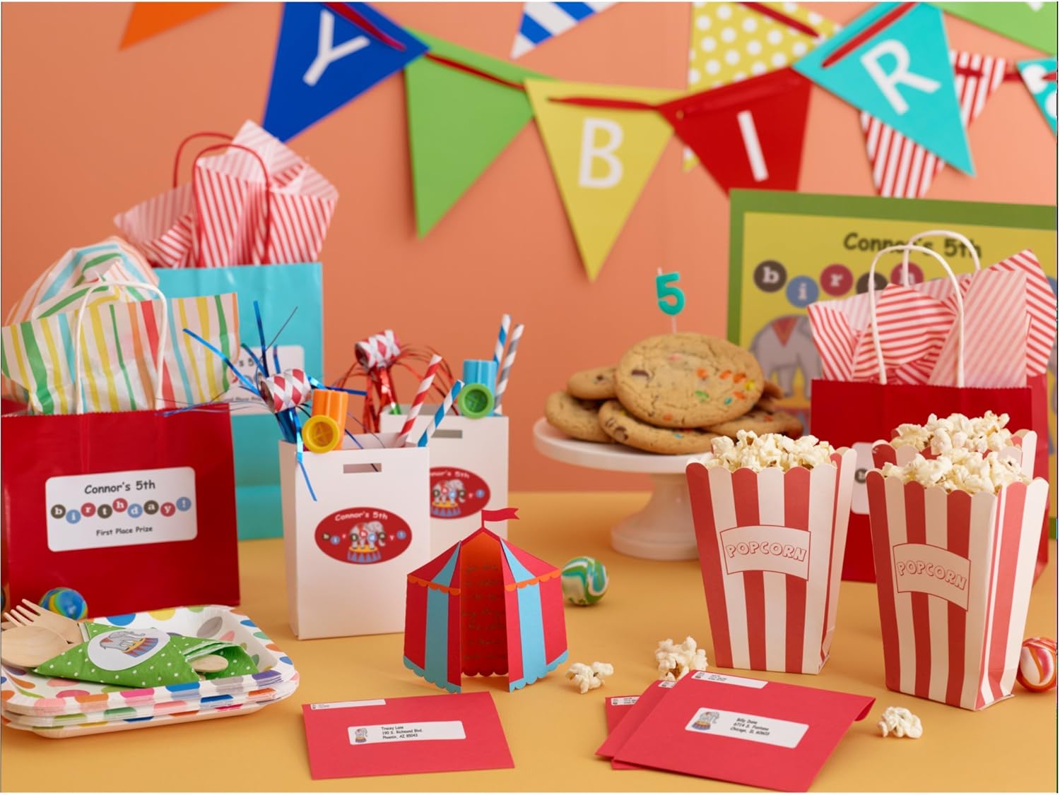 Avery Easy Peel Printable Address Labels with Sure Feed, 1" x 2-5/8" Customizable Stickers, White, 3