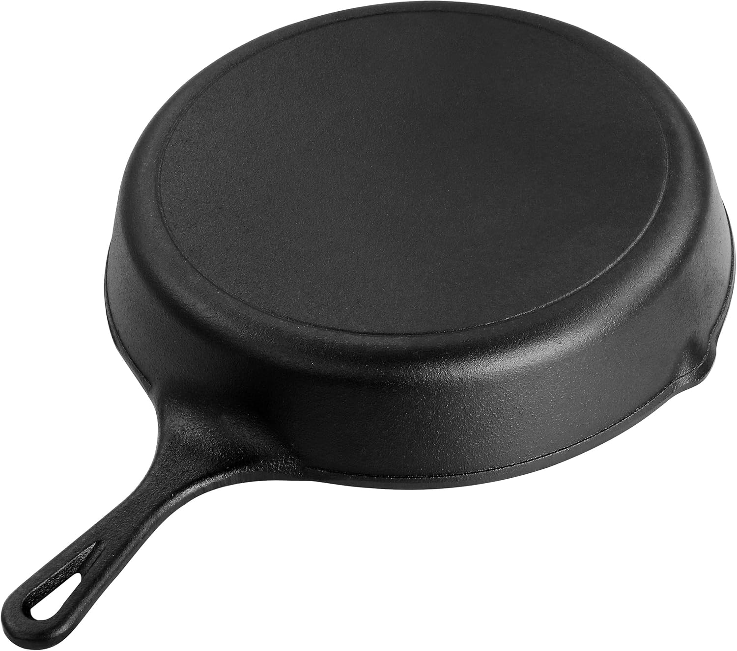 MegaChef Pre-Seasoned Round Cast Iron Frying Pan