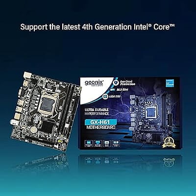 Geonix Motherboard H61 Ddr3