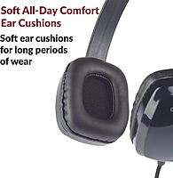 Cyber Acoustics USB Stereo Headphones for PCs and Other USB Devices in The Office, Classroom or Home (ACM-6005) 1 Unit
