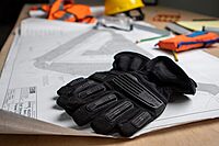 Ansell Ringers R-313 Extrication Cut-Resistant Gloves with TPR Impact Protection