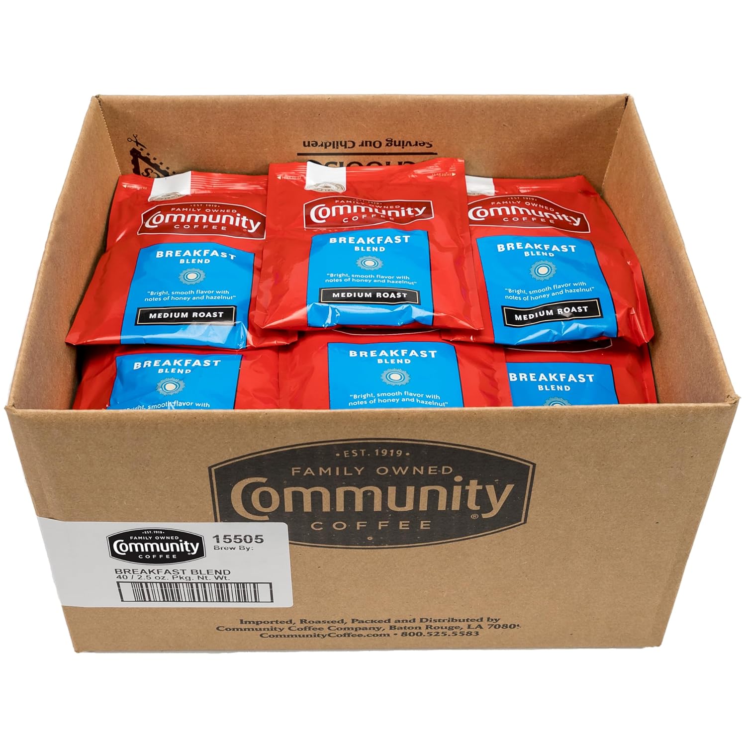 Community Coffee Pre-Measured Ground Coffee Packs