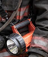 STREAMLIGHT Fire Vulcan 180-Lumen LED Rechargeable Flashlight/Lantern, Orange
