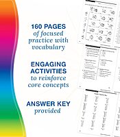 Spectrum Grade 4 Vocabulary Workbook, 4th Grade Vocabulary Covering Word Relationships, Sensory Language, Roots and Affixes