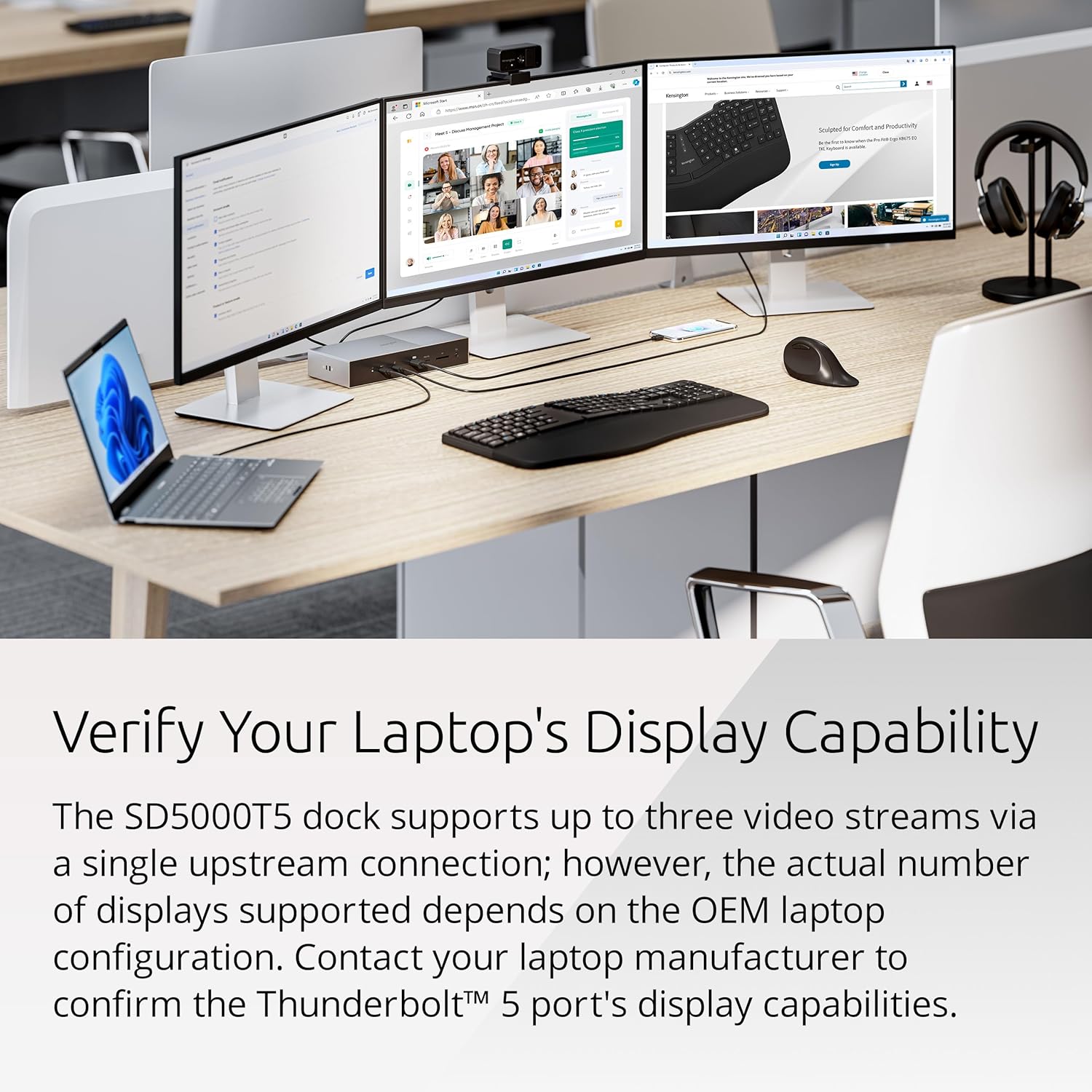 KENSINGTON Thunderbolt Docking Station for Multiple Displays