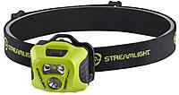 Streamlight 61424 Enduro Pro Haz-Lo 160-Lumen Multi Function Headlamp includes 3 AAA Alkaline Batteries, Rubber Hard Hat Strap, Elastic Head Strap, 3M Dual Lock, Yellow