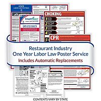 ComplyRight Federal, State and Restaurant (English) Labor Law 1-Year Poster Service, Alabama (U1200CRESTAL)