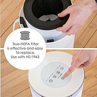 CRANE Air Purifier with True HEPA Filter